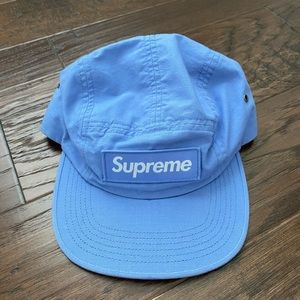 Supreme Metal D-Ring Camp Hat- Light Blue